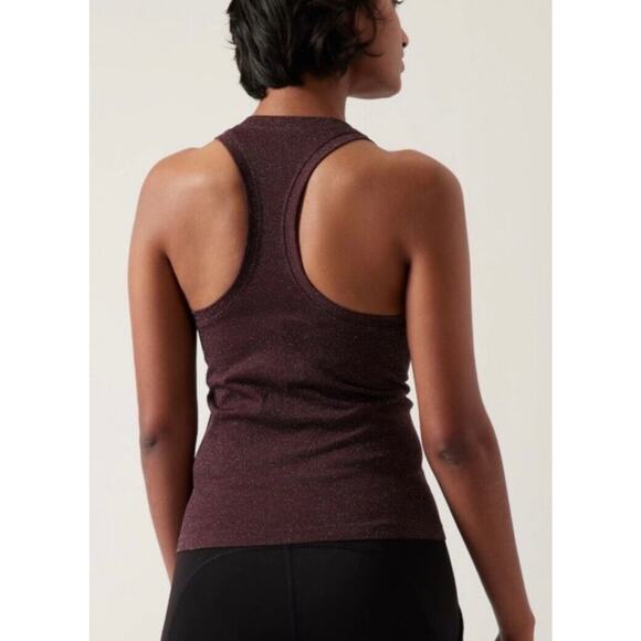 NWT Athleta Tank Top‎ Medium Purple Pullover Racerback Running Gym Camisole XXS - Picture 3 of 4